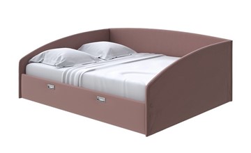 Кровать в спальню Bono 180х200, Экокожа (Молочный шоколад) в Тамбове