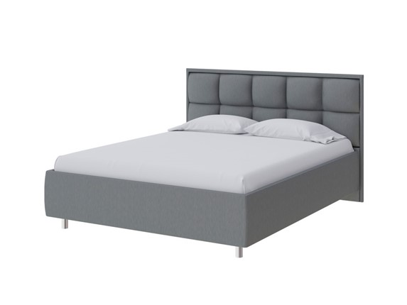 Кровать Chessy 160х200, Рогожка (Savana Grey (серый)) в Тамбове - изображение