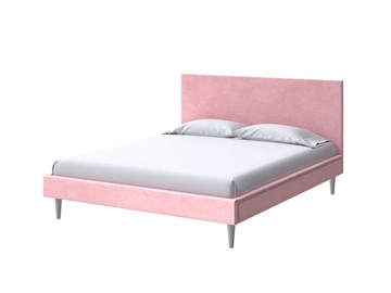 Кровать в спальню Claro 160х200, Велюр (Casa Жемчужно-розовый) в Тамбове