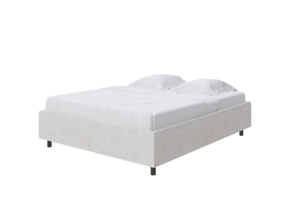 Двуспальная кровать Como (Veda) Base 1 140x200, Велюр (Лофти Лён) в Тамбове - изображение