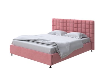 Спальная кровать Corso-3 160х200, Велюр (Ultra Ягодный сорбет) в Тамбове