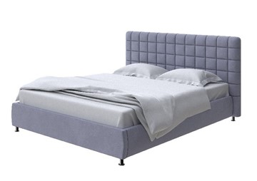Кровать в спальню Corso-3 200x200, Велюр (Casa Благородный серый) в Тамбове