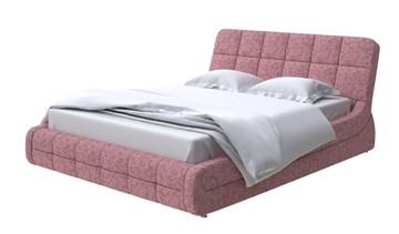Спальная кровать Corso-6 140x200, Рогожка (Levis 62 Розовый) в Тамбове