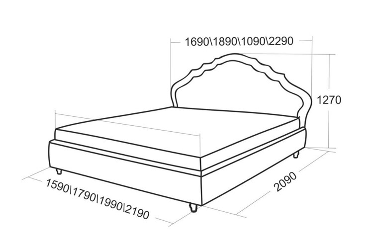Кровать Эмануэль 2290 в Тамбове - изображение 4