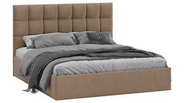 2-спальная кровать Эмбер тип 1 (Микровелюр Wellmart Latte) в Тамбове - предосмотр
