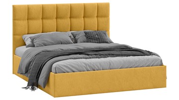 Кровать 2-спальная Эмбер тип 1 (Микровелюр Wellmart Yellow) в Тамбове - предосмотр