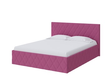 Кровать 2-спальная Fresco 140х200, Рогожка (Savana Berry (фиолетовый)) в Тамбове