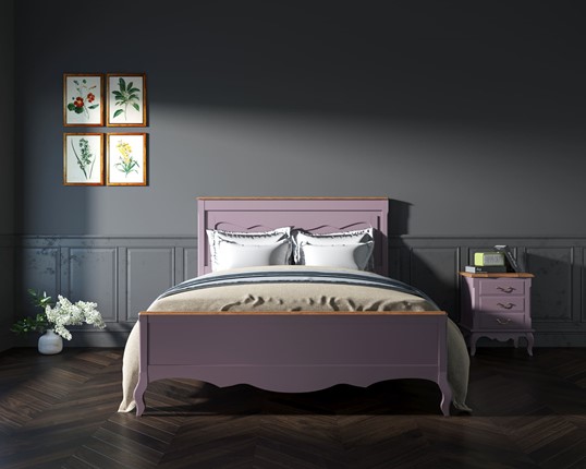 Кровать 2-спальная Leontina (ST9341/16L) Лавандовый в Тамбове - изображение