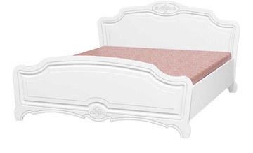 Двуспальная кровать Лотос (Лак-Белый Жемчуг) 160х200 в Тамбове