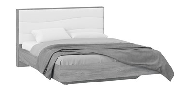 Кровать Миранда тип 1 (Дуб Гамильтон/Белый глянец) в Тамбове - предосмотр