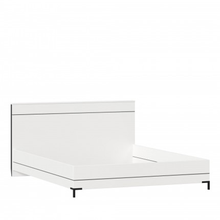 Кровать Норд, 1600, 677.120, белый/черный в Тамбове - изображение