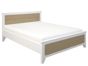 2-спальная кровать Боринское Соня 1400, Белый/Дуб в Тамбове