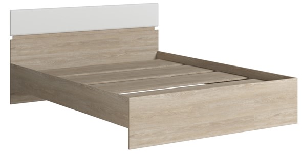 Кровать Светлана 1600, белый/дуб сонома в Тамбове - изображение