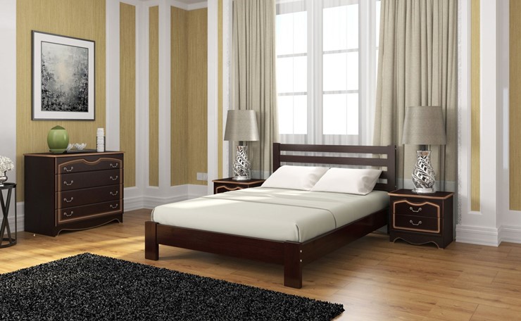 Кровать 2-х спальная Вероника (Белый Античный) 160х200 в Тамбове - изображение 4