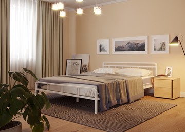 Спальная кровать Леон, 1200, белый в Тамбове - предосмотр