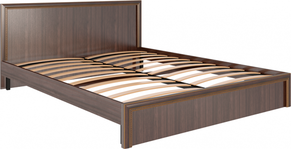 Кровать двуспальная Беатрис М07 (Орех Гепланкт) в Тамбове - изображение