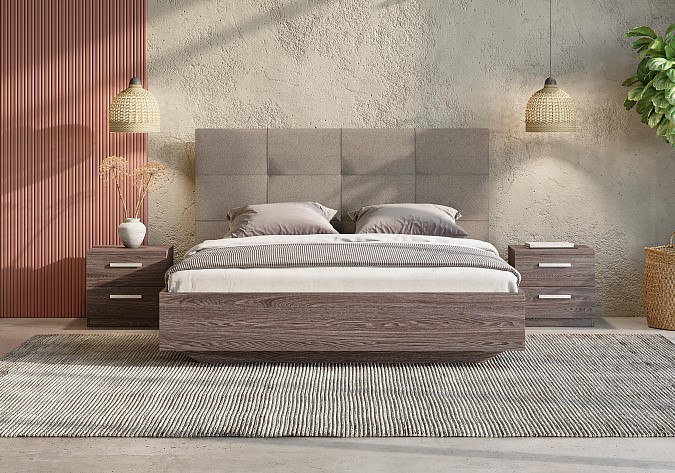 Спальная кровать Victoria (ясень анкор) 200х190 с основанием в Тамбове - изображение 2