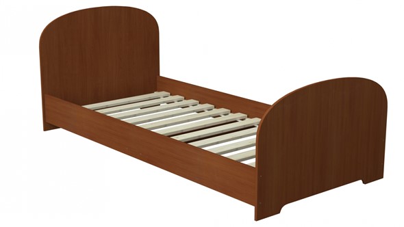 Кровать 90х200 Орех, основание ЛДСП в Тамбове - изображение