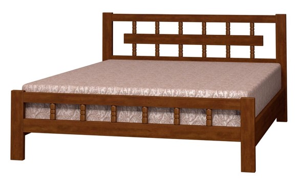 Кровать Натали-5 (Орех) 160х200 в Тамбове - изображение