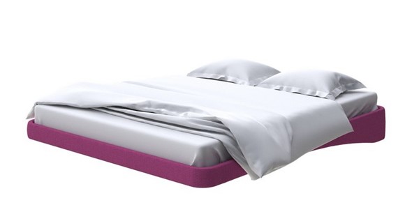 Парящая кровать 2-спальная 160х200, Рогожка (Savana Berry) в Тамбове - изображение