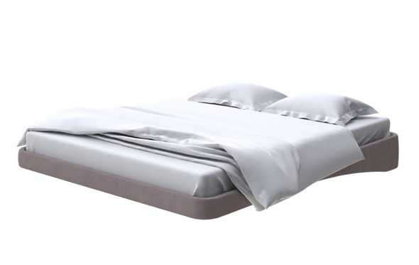Парящая кровать 160х200, Рогожка (Тетра Мраморный) в Тамбове - изображение