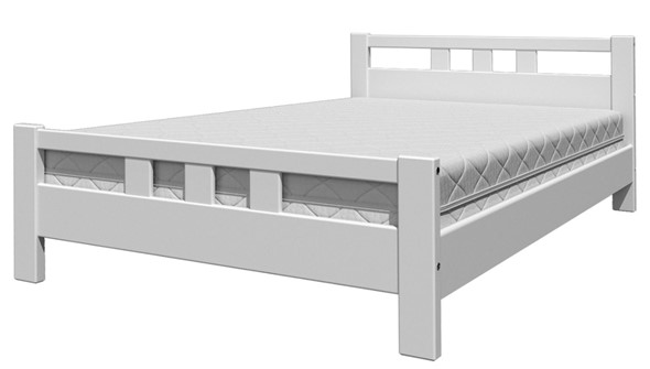 Кровать 1.5-спальная Вероника-2 (Белый Античный) 140х200 в Тамбове - изображение