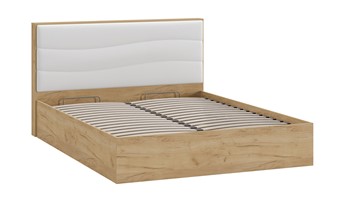 Двуспальная кровать с механизмом Миранда тип 1 (Дуб крафт золотой/Белый глянец) в Тамбове - предосмотр 2