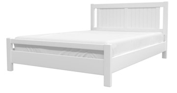 Спальная кровать Ванесса из массива сосны (Белый Античный) 140х200 в Тамбове