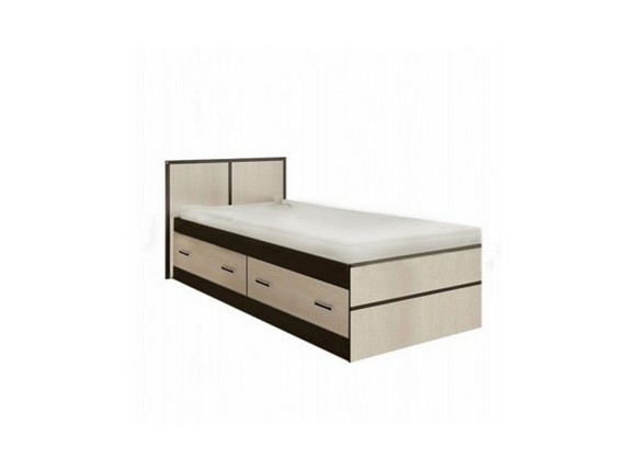 Кровать 1-спальная Сакура 900 с ящиками в Тамбове - изображение