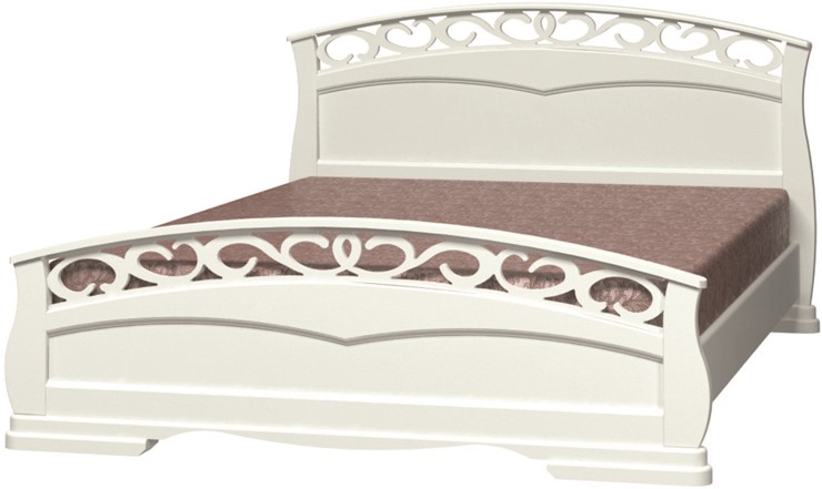 Кровать 1-спальная Грация-1 (Белый Античный) 90х200 в Тамбове - изображение 1