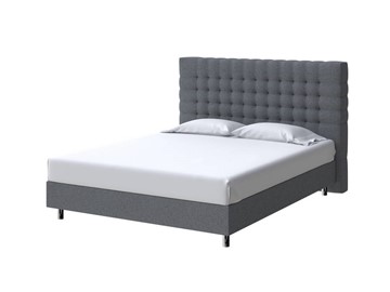 Спальная кровать Tallinn Boxspring Standart 90х200, Рогожка (Savana Grey (серый)) в Тамбове