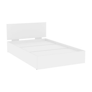 Полуторная кровать Алиса (L10) Белый, с основанием в Тамбове