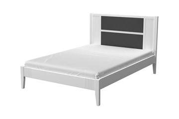 Полуторная кровать Бетти из массива сосны (Белый Античный) 140х200 в Тамбове - предосмотр