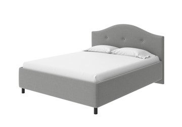 Кровать Como (Veda) 7 140x190, Искусственная шерсть (Лама Светло-серый) в Тамбове