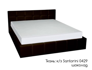 Полуторная кровать Грета 140х200 (шоколад) без основания в Тамбове