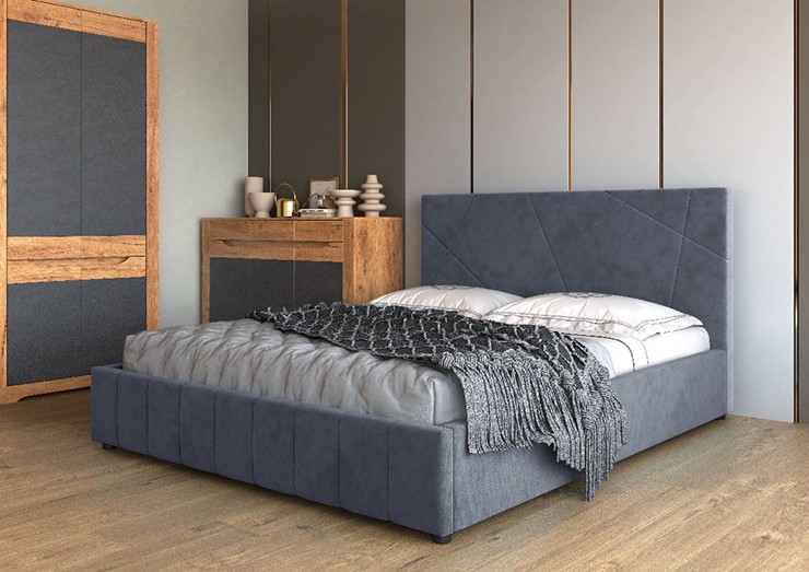 Спальная кровать Нельсон Абстракция 120х200 (вариант 2) без основания в Тамбове - изображение 1