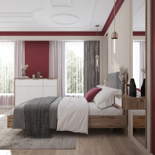 Кровать 2-спальная Николь (мод.1.3) 1,6 серый текстиль, с ортопедическим основанием в Тамбове - изображение 4