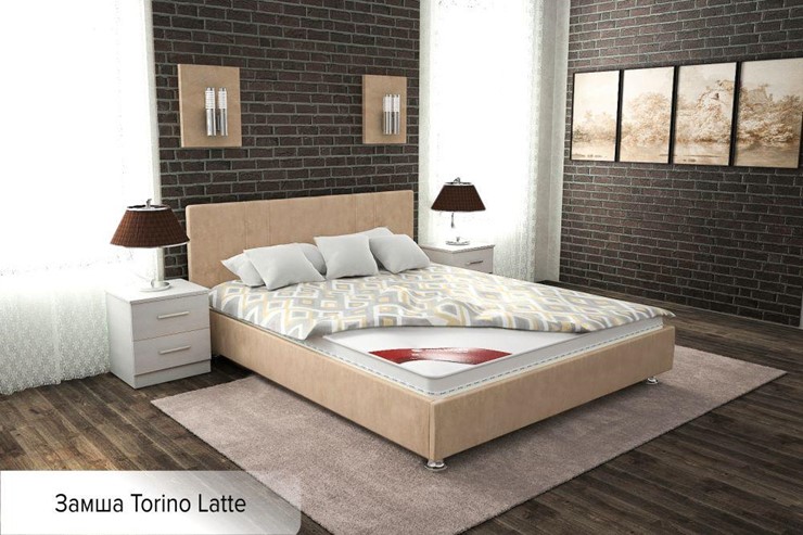 Спальная кровать Вена 140х200 (с основанием) в Тамбове - изображение 3