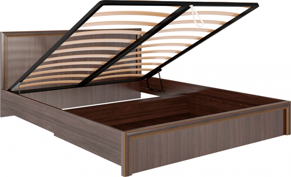 Кровать с механизмом Беатрис М08 (Орех Гепланкт) в Тамбове - изображение