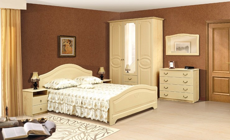 Модульная спальня Ивушка-5, цвет Дуб беленый в Тамбове - изображение
