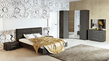Модульная спальня Наоми №1, цвет Фон серый, Джут в Тамбове - предосмотр