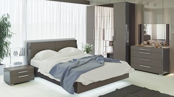 Модульная спальня Наоми №1, цвет Фон серый, Джут в Тамбове - предосмотр 4