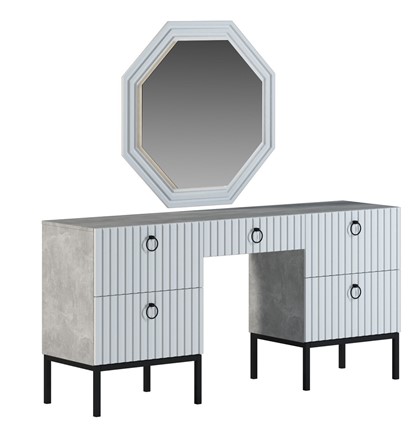 Косметический стол с зеркалом Бержер, Б 2.0.6 в Тамбове - изображение