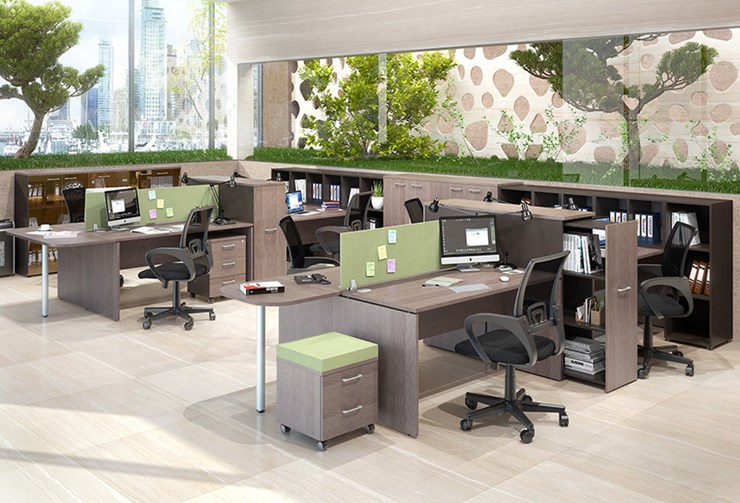 Офисный набор мебели Xten для двух сотрудников с тумбочками в Тамбове - изображение 1
