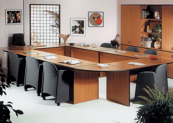 Комплект офисной мебели ДИН-Р (французский орех) в Тамбове - изображение 6