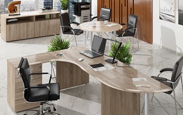Мебель для персонала Wave 2, рабочий стол и конференц-стол в Тамбове