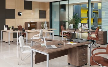 Офисный комплект мебели Xten S 1 - один стол с приставным брифингом в Тамбове - предосмотр
