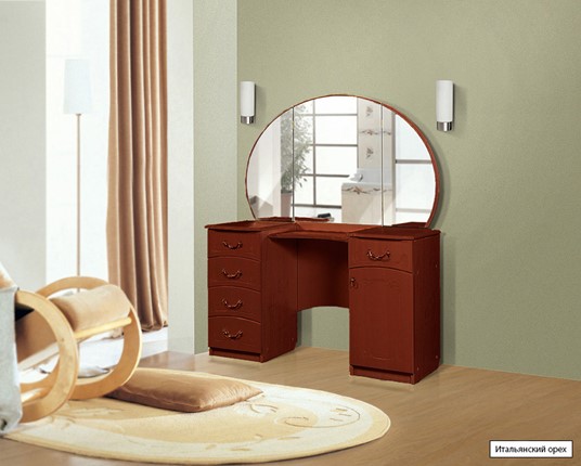 Туалетный столик №4, Ивушка-5, цвет Итальянский орех в Тамбове - изображение
