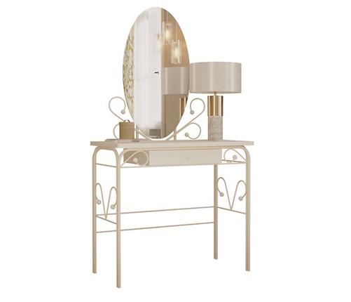 Дамский столик кремово-белый (RAL 9001) в Тамбове - изображение