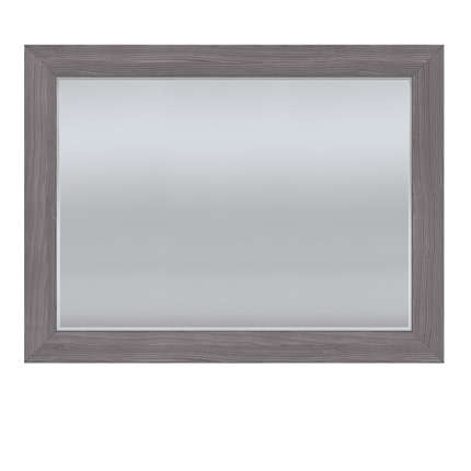 Зеркало навесное ПАРМА НЕО,  лиственница темная / экокожа дила в Тамбове - изображение